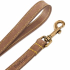 Barbour Men's Leather Dog Lead in Brown