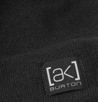 Burton - [ak] Stagger Logo-Appliquéd Wool-Blend Beanie - Black