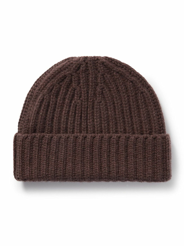 Photo: SSAM - Ribbed Cashmere Beanie