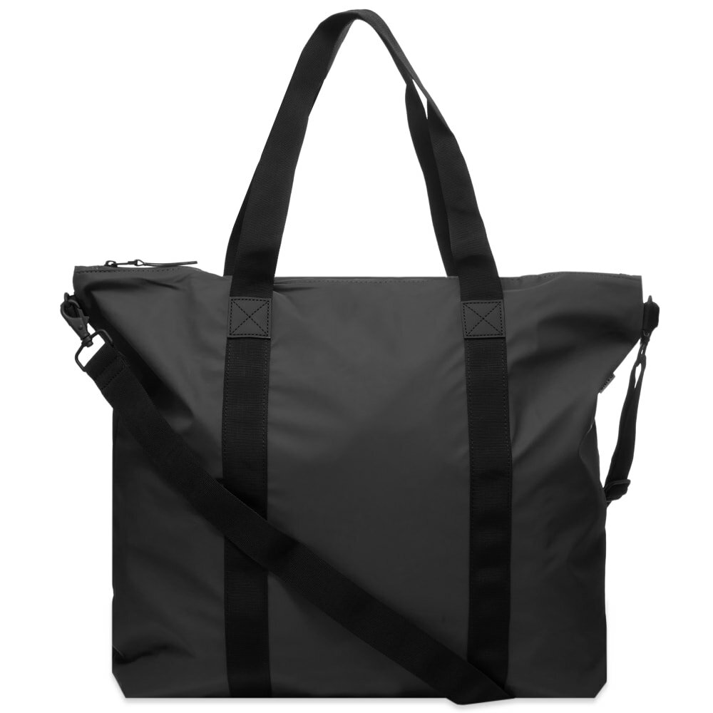 Rains Tote Bag in Black Rains