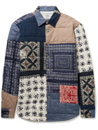 Portuguese Flannel - Patchwork Quilted Padded Cotton-Flannel Overshirt - Multi