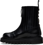 Toga Virilis SSENSE Exclusive Black Leather Chelsea Boots