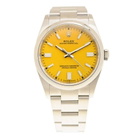 Rolex Oyster Perpetual 36 Automatic Chronometer Yellow Dial Watch 126000YLSO