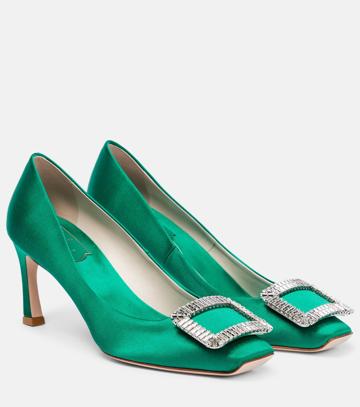 Roger Vivier Trompette 70 satin pumps Roger Vivier