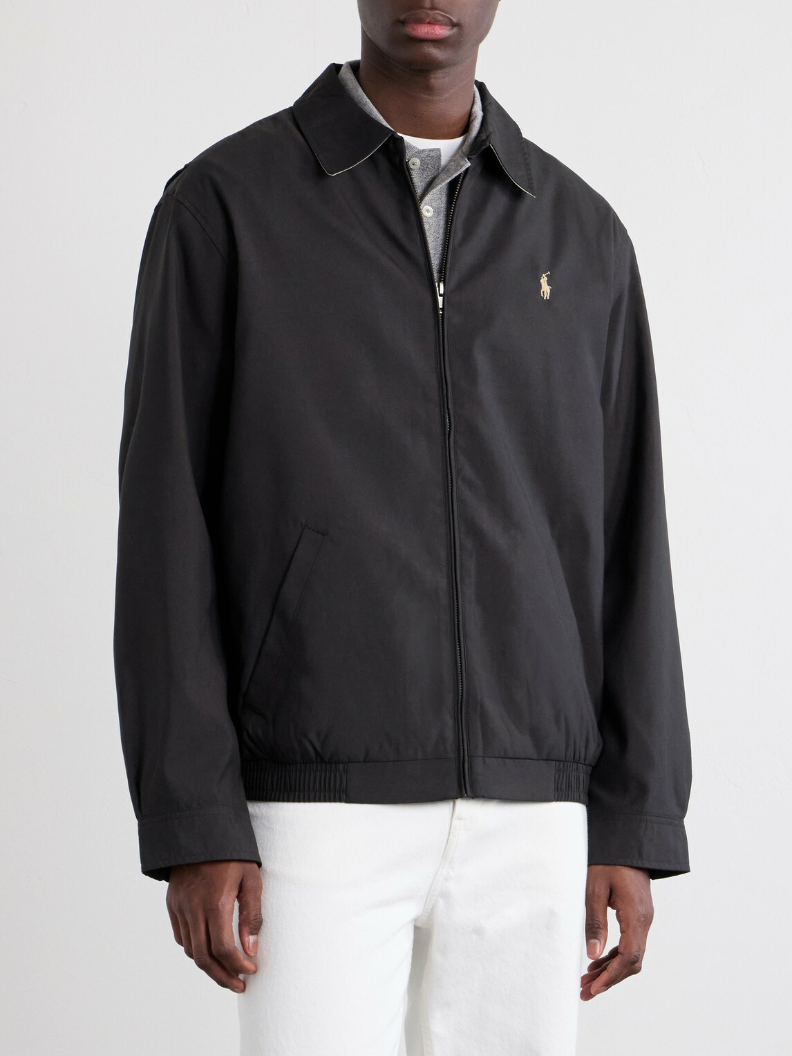 Polo Ralph Lauren - Bi-Swing Logo-Embroidered Recycled Shell Jacket - Black
