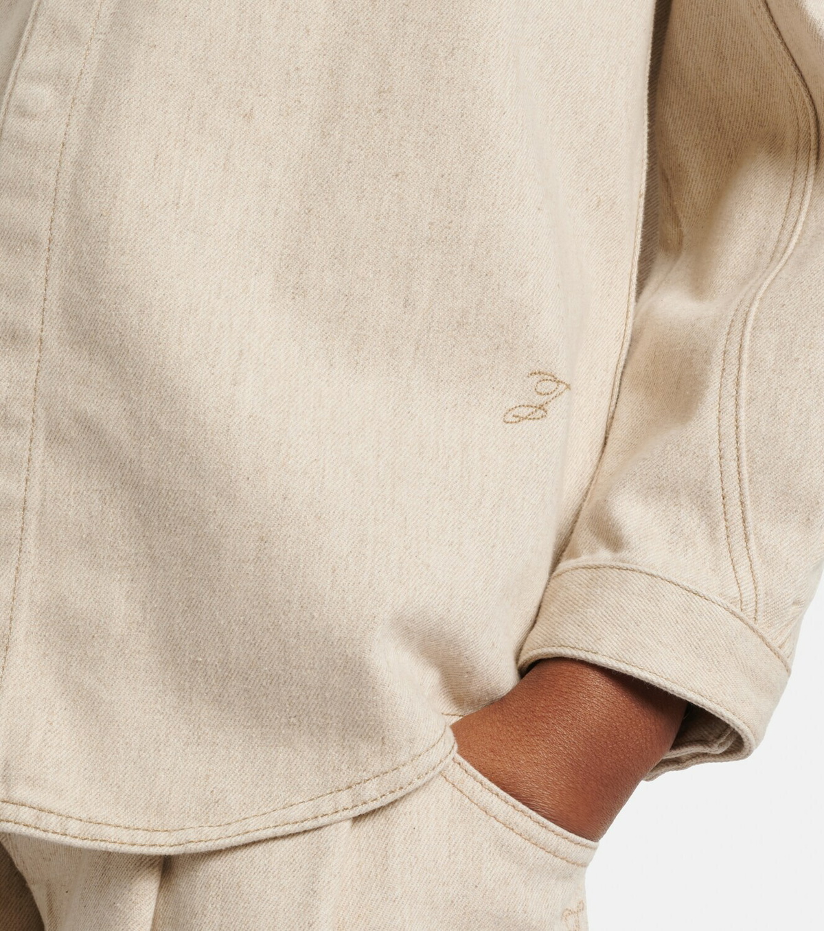 Jacquemus Amelo de-Nîmes denim shirt