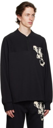 Y-3 Black Graphic Sweatshirt