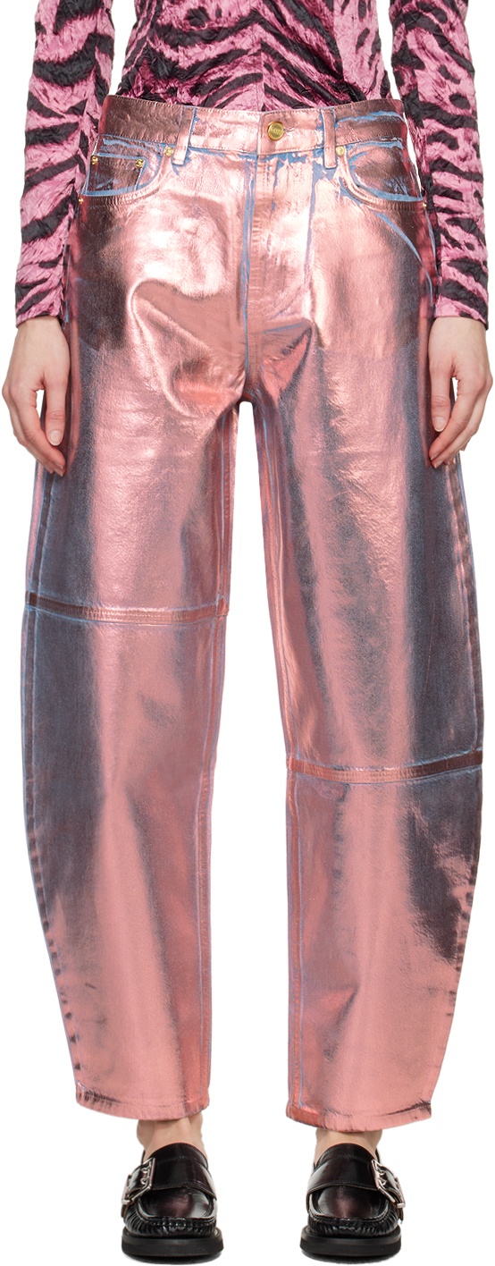 Photo: GANNI Pink Stary Jeans