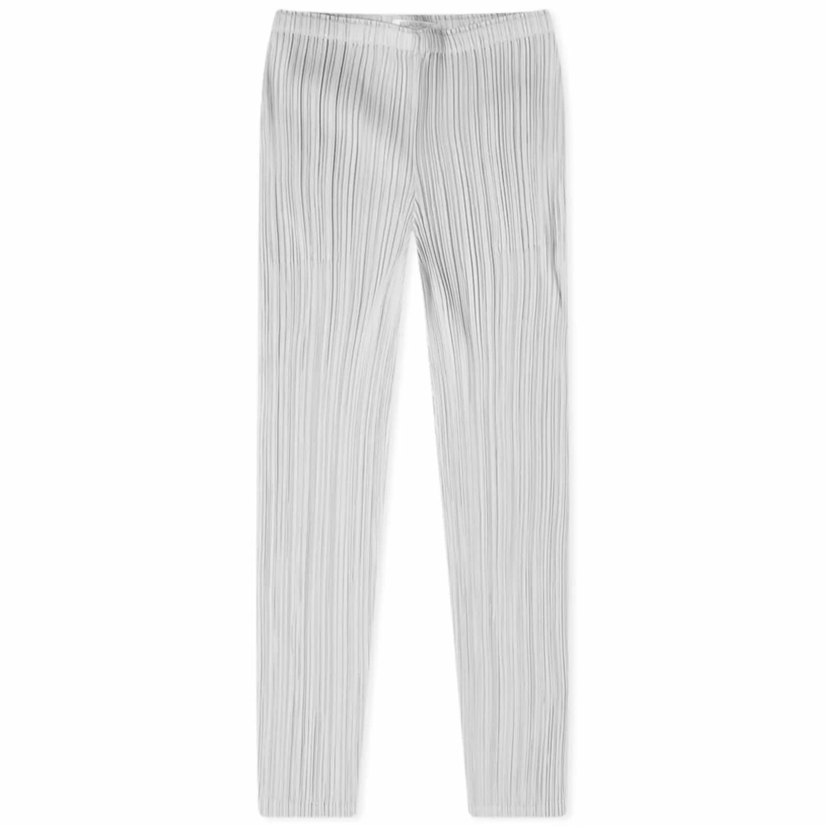 PLEATS PLEASE ISSEY  Diagonally pleated asymmetrical Pants setup tops PP93-JF961 Metallic brown 4