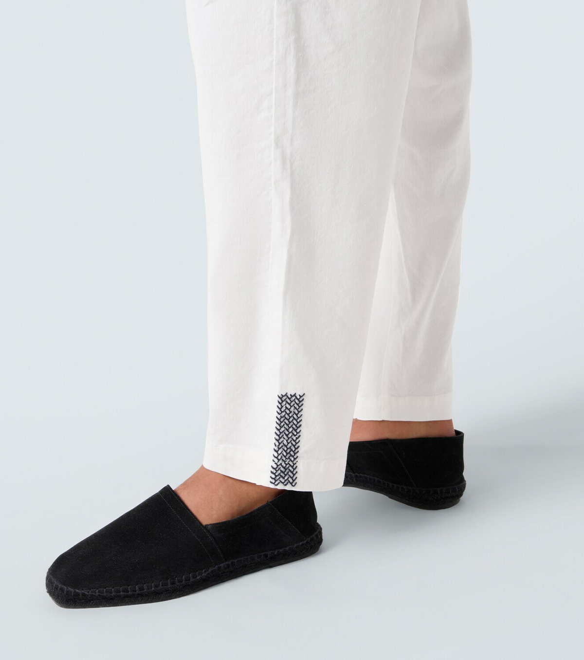 Orlebar Brown Sonoran linen-blend straight pants