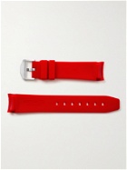 Horus Watch Straps - 20mm Rubber Integrated Watch Strap - Red