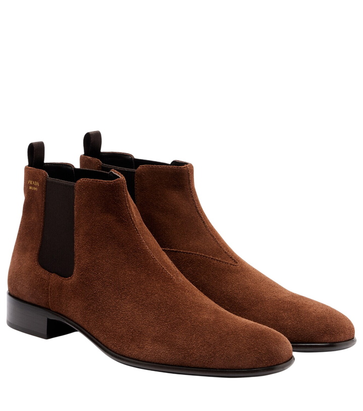 Photo: Prada Suede Chelsea boots