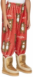 Luckytry SSENSE Exclusive Kids Red Lounge Pants