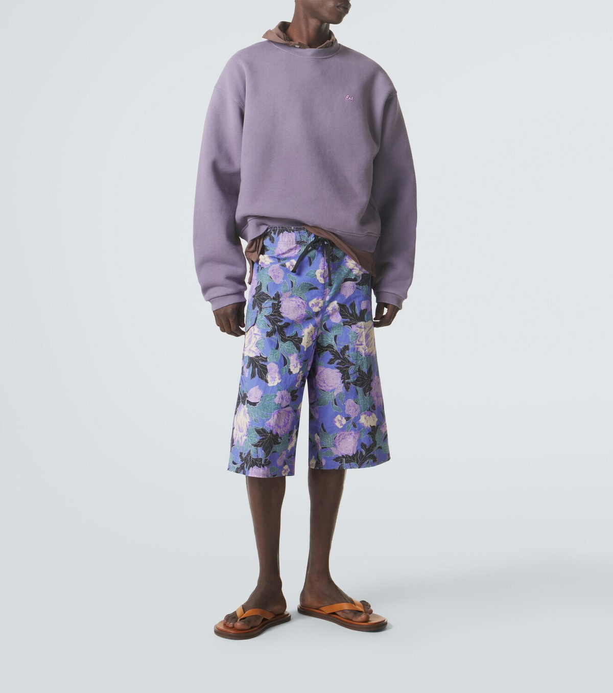 ERL Logo cotton sweatshirt