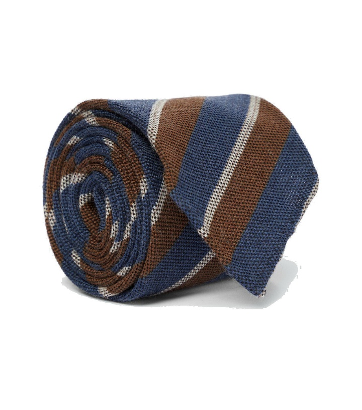 Photo: Thom Sweeney - Striped wool and silk tie