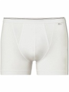 Schiesser - Lorenz Jersey Boxer Shorts - White