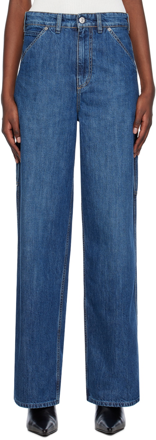 OUR LEGACY WESTERN BLUE TRADE DENIM TROUSER