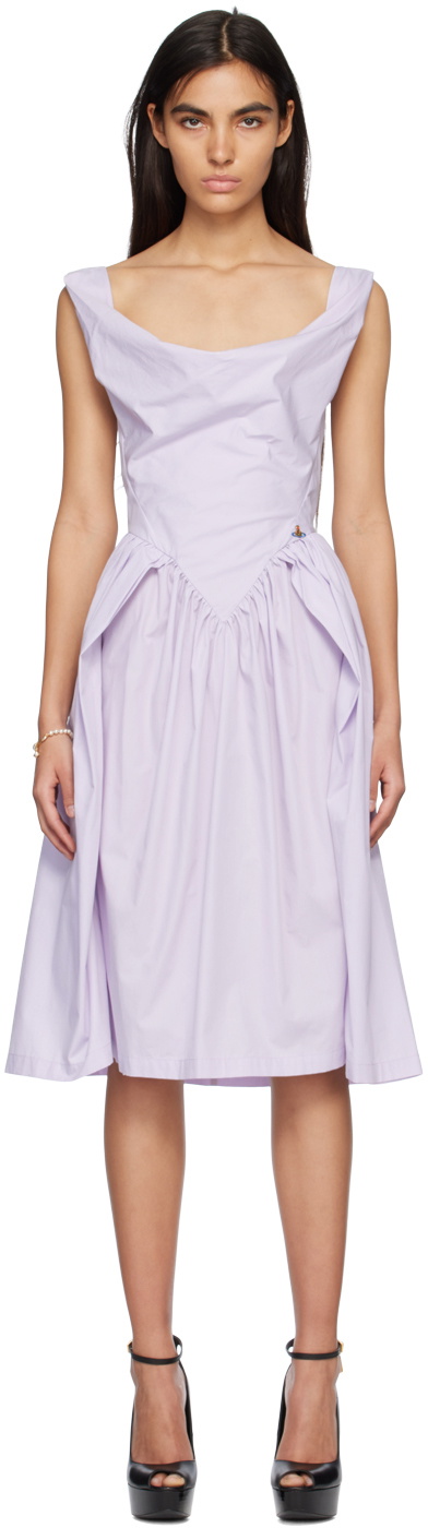 Vivienne Westwood Purple Sunday Midi Dress