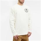Moncler Men's Genius x Roc Nation Long Sleeve T Shirt in Off White/Cream