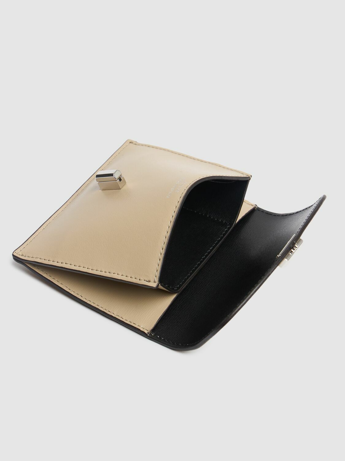 [Totem] T-Lock Card Holder - Light Beige / ☆送料込☆ TOTEME T-lock Palmellata Leather Cardholder Toteme