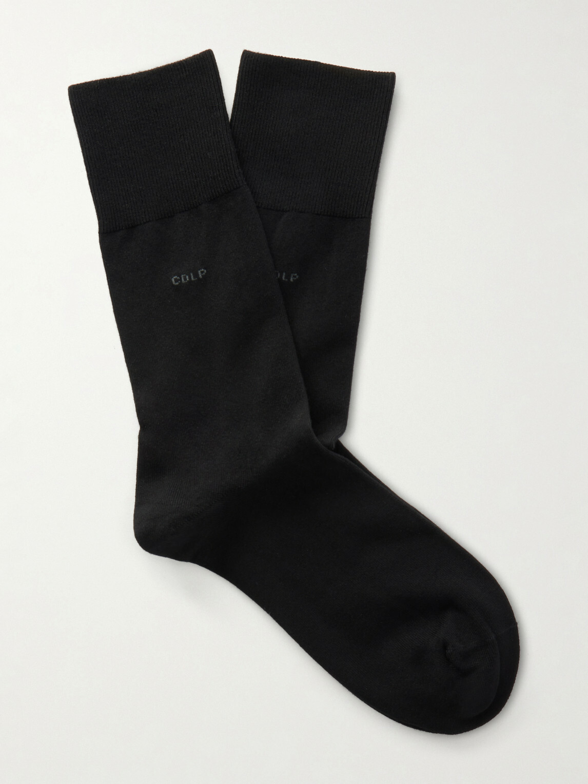CDLP - Set of Five Stretch-Knit Socks - Black