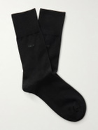 CDLP - Set of Five Stretch-Knit Socks - Black