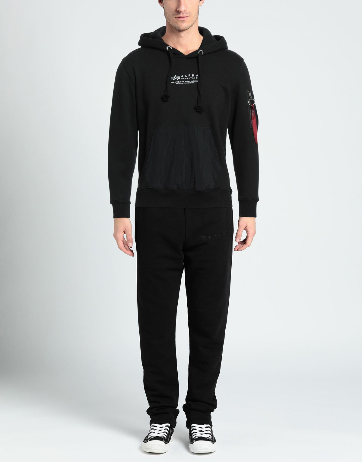 Alpha Industries Mens Sweatshirt in Black