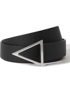 BOTTEGA VENETA - 3cm Leather Belt - Black