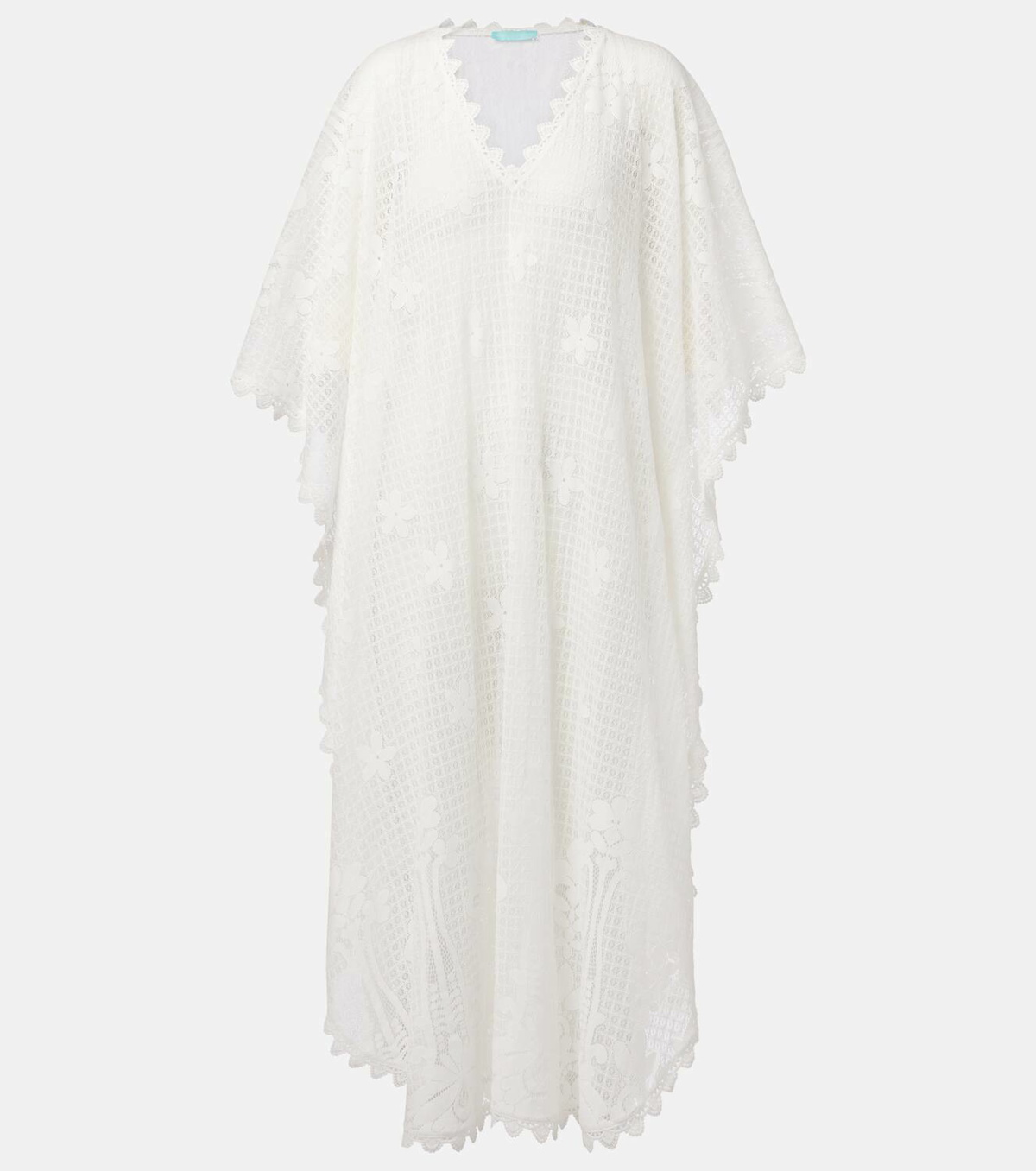 Melissa Odabash Josephine ruffled cotton-blend kaftan