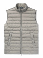 Herno - Quilted Shell and Wool and Silk-Blend Down Gilet - Gray