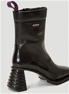 Gaia Leather Boots in Black