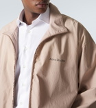 Acne Studios Logo cotton poplin bomber jacket