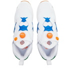 Reebok Men's Instapump Fury 95 Sneakers in White/Vector Blue/Smash Orange