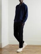Hartford - Jersey Half-Zip Sweatshirt - Blue