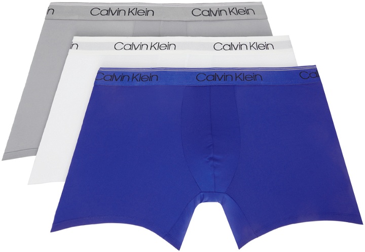 Photo: Calvin Klein Underwear Three-Pack Multicolor Boxers