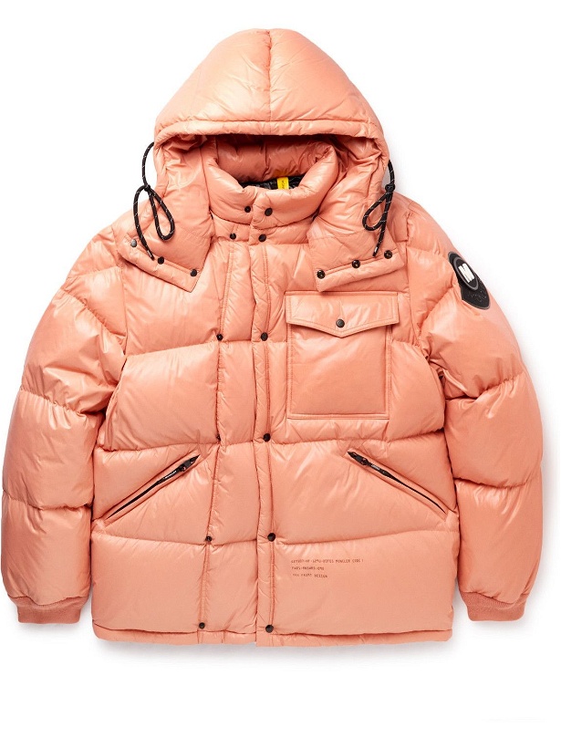 Photo: Moncler Genius - 7 Moncler Fragment Anthemyx Quilted Shell Hooded Down Jacket - Orange