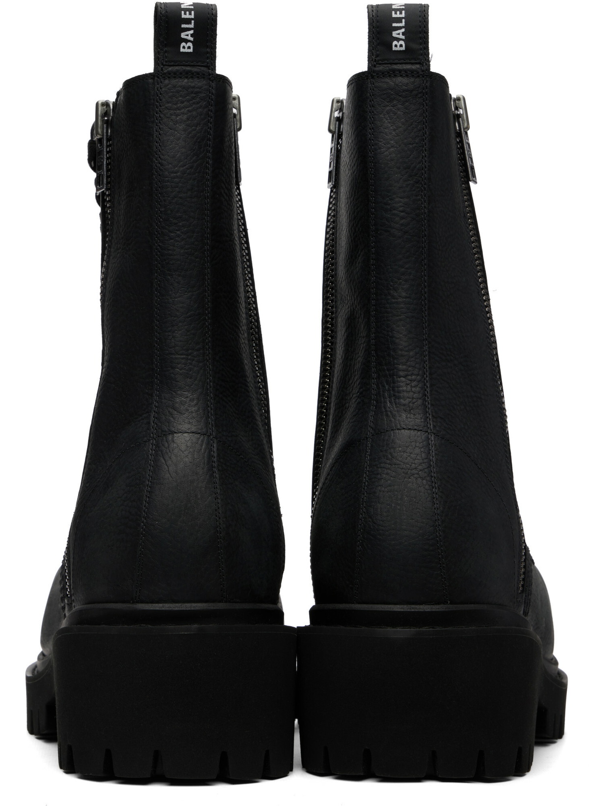Balenciaga Black Stomper Boots
