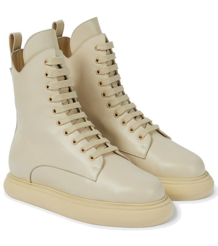 Photo: The Attico - Selene leather combat boots