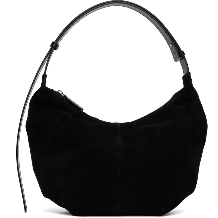 Photo: Nothing Written Black HT Suede Shoulder Bag
