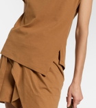 Isabel Marant Sebani asymmetric cotton T-shirt