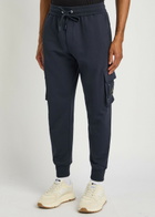 Moose Knuckles Hartsfield Tapered-leg Cotton Cargo Sweatpants Navy