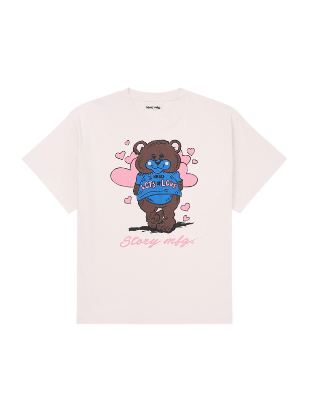 Photo: Story mfg. - Grateful Printed Organic Cotton-Jersey T-Shirt - Pink