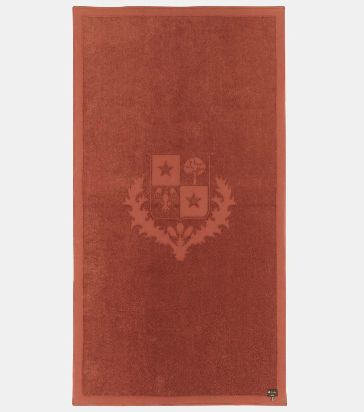 Loro Piana クレストビーチタオル約120cm × 220cmの大判 Loro Piana Crest cotton beach towel Loro Piana