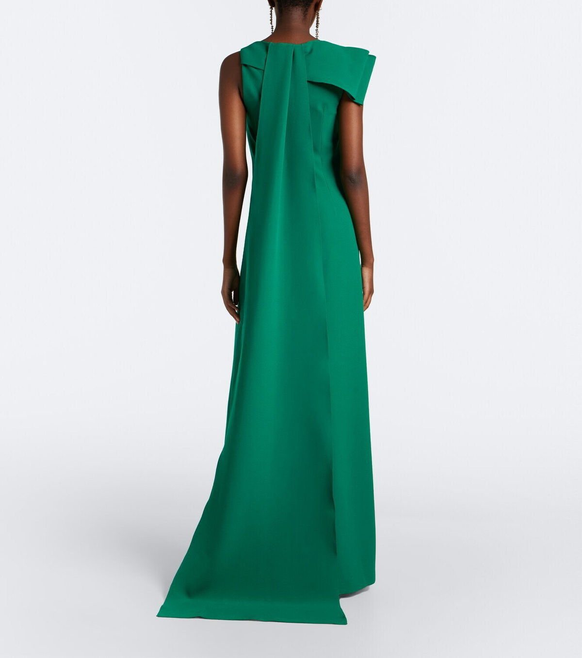 Safiyaa Mallory crêpe gown