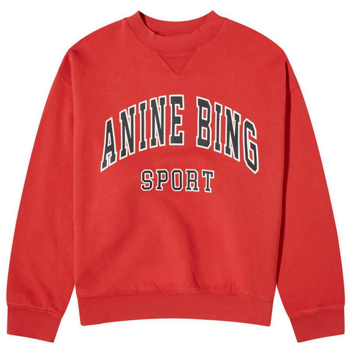 Photo: Anine Bing Women's Jaci Sweatshirt in Red