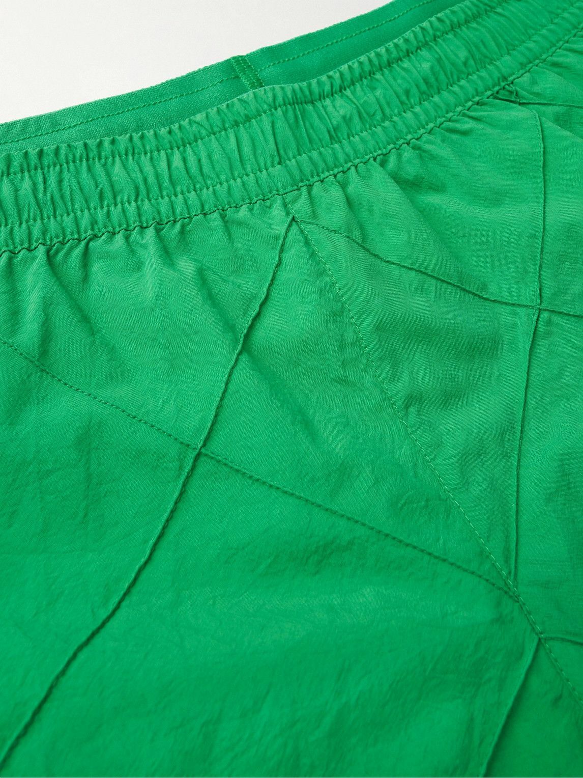 Bottega Veneta - Short-Length Pintucked Swim Shorts - Green Bottega Veneta