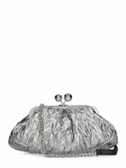 WEEKEND MAX MARA Danza Laminated Jacquard Clutch