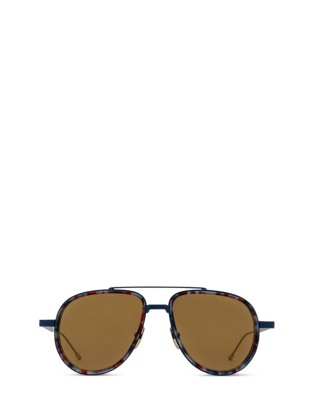 Photo: Thom Browne Aviator Frame Sunglasses