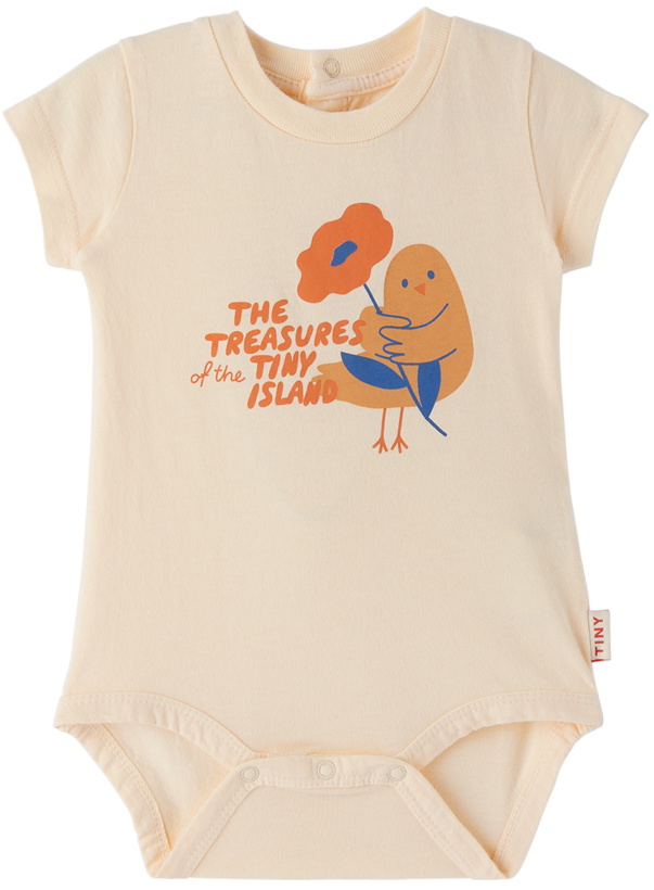 Photo: TINYCOTTONS Baby Beige Tiny Treasure Bodysuit