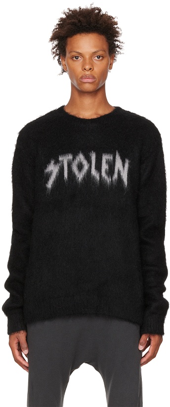 Photo: Stolen Girlfriends Club SSENSE Exclusive Black Dark Metal Sweater